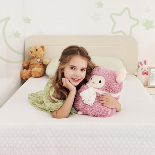 Full Size Memory Foam Mattress, 8 Inch Bed Mattress in A Box with Cooling Green Tea Gel, Pressure Relief with Medium Firm Support, CertiPUR-US Certified, 75''L x 54''W, 37.3 pounds White