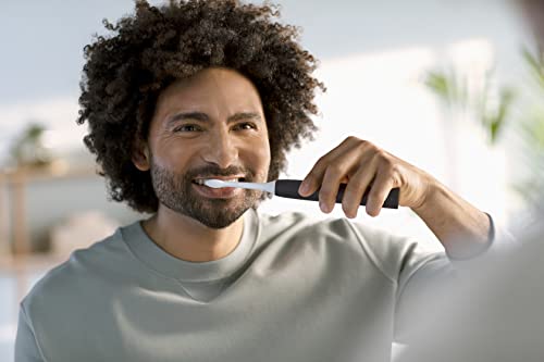 Philips Sonicare 4100 Rechargeable Electric Toothbrush, with Pressure Sensor, 2 Intensity Settings, SmarTimer and QuadPacer, 14-Day Battery Life, White, Model HX3681/23