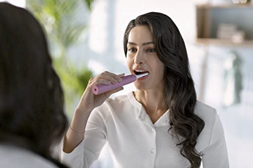 Philips Sonicare 4100 Rechargeable Electric Toothbrush, with Pressure Sensor, 2 Intensity Settings, SmarTimer and QuadPacer, 14-Day Battery Life, White, Model HX3681/23
