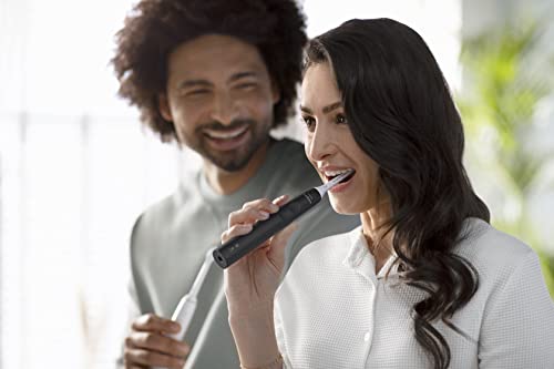 Philips Sonicare 4100 Rechargeable Electric Toothbrush, with Pressure Sensor, 2 Intensity Settings, SmarTimer and QuadPacer, 14-Day Battery Life, White, Model HX3681/23