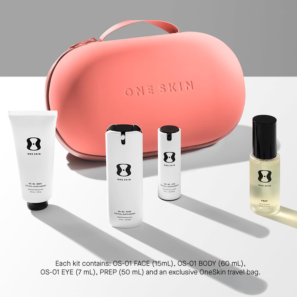 oneskin OS-01 Peptide Mini Starter Kit - Skin Longevity Skincare Products, Developed by Scientists, For All Skin Types Including Sensitive Skin