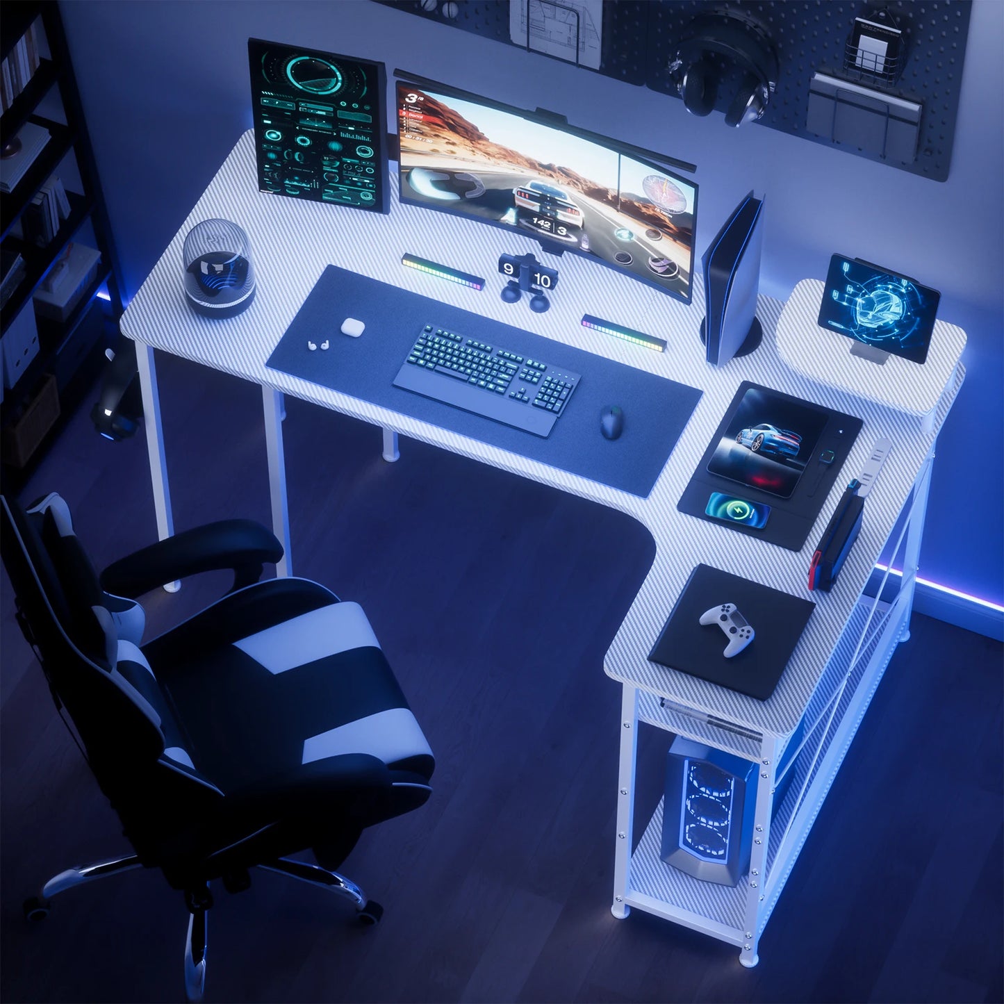 L-Shape Gaming Desk