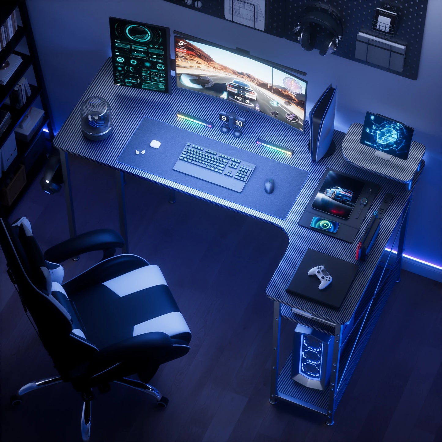 L-Shape Gaming Desk
