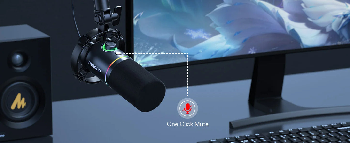 Maono XLR/USB Dynamic Microphone\