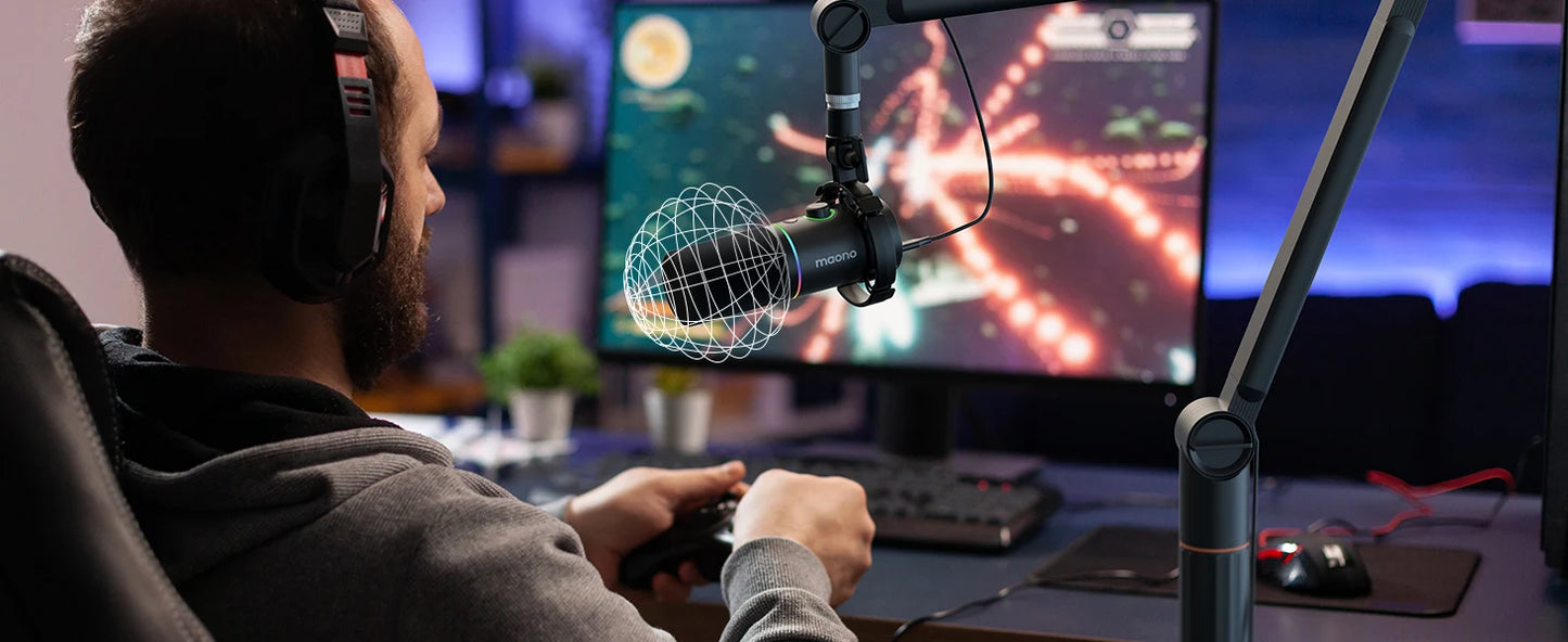 Maono XLR/USB Dynamic Microphone\