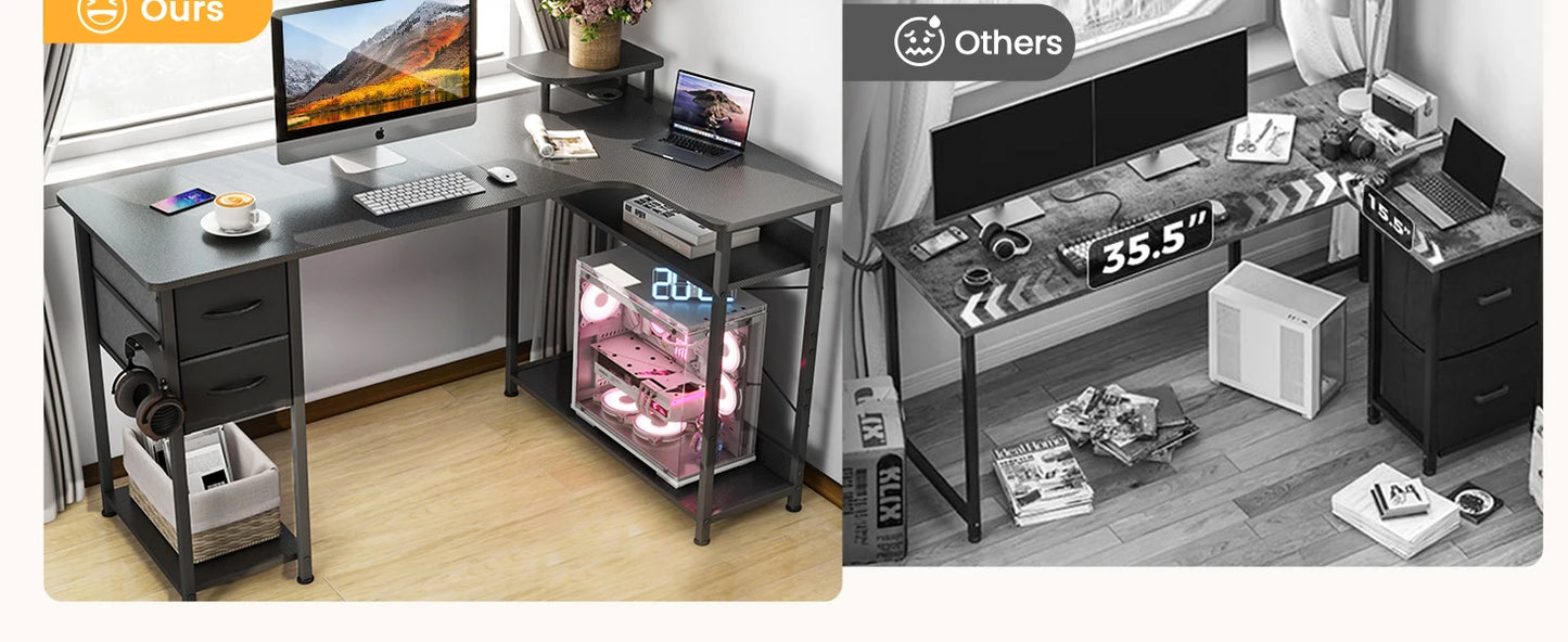 L-Shape Gaming Desk