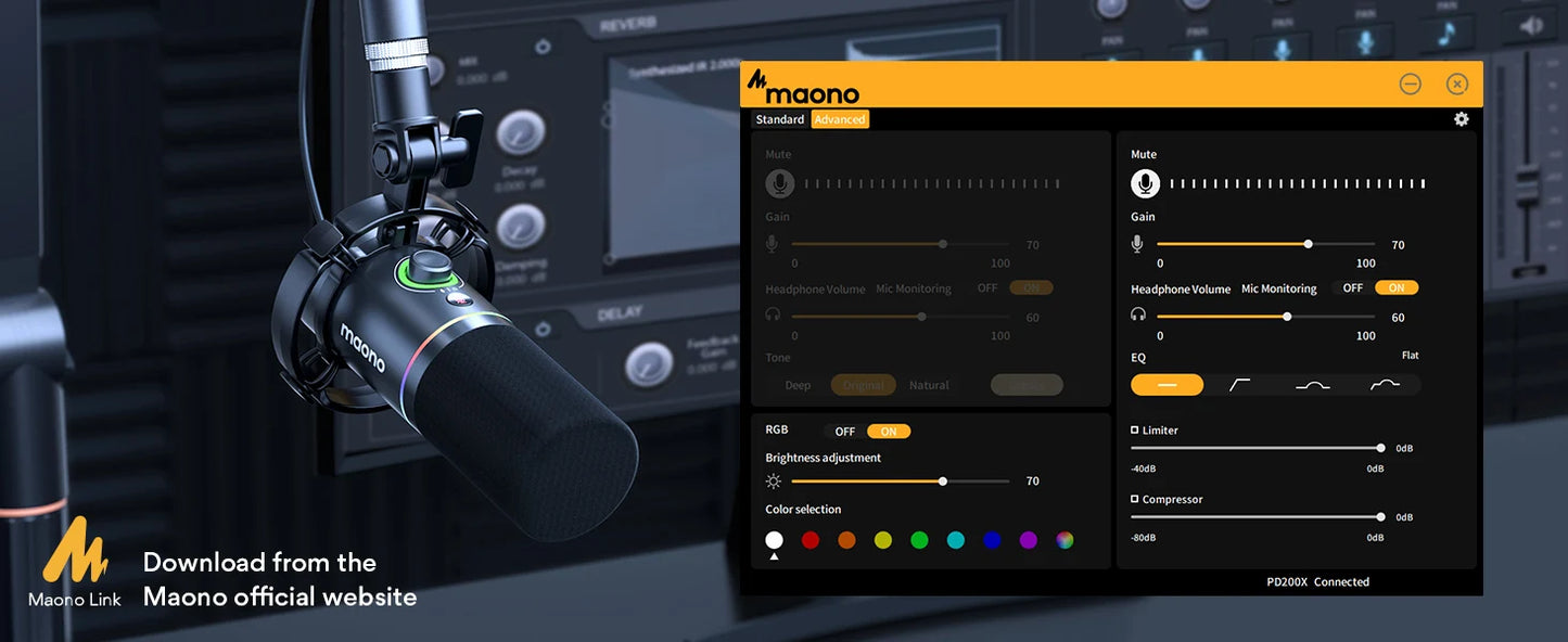 Maono XLR/USB Dynamic Microphone\