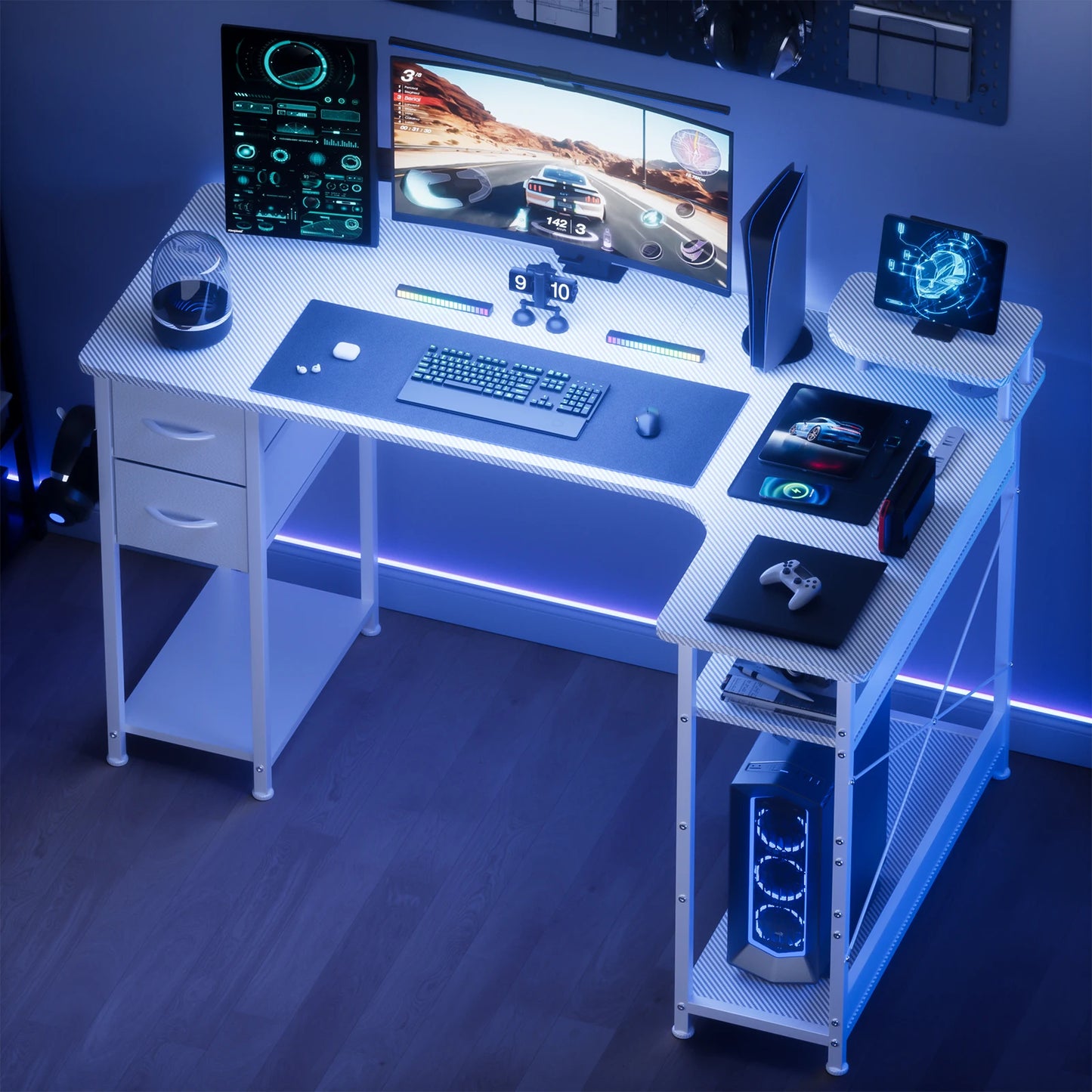 L-Shape Gaming Desk