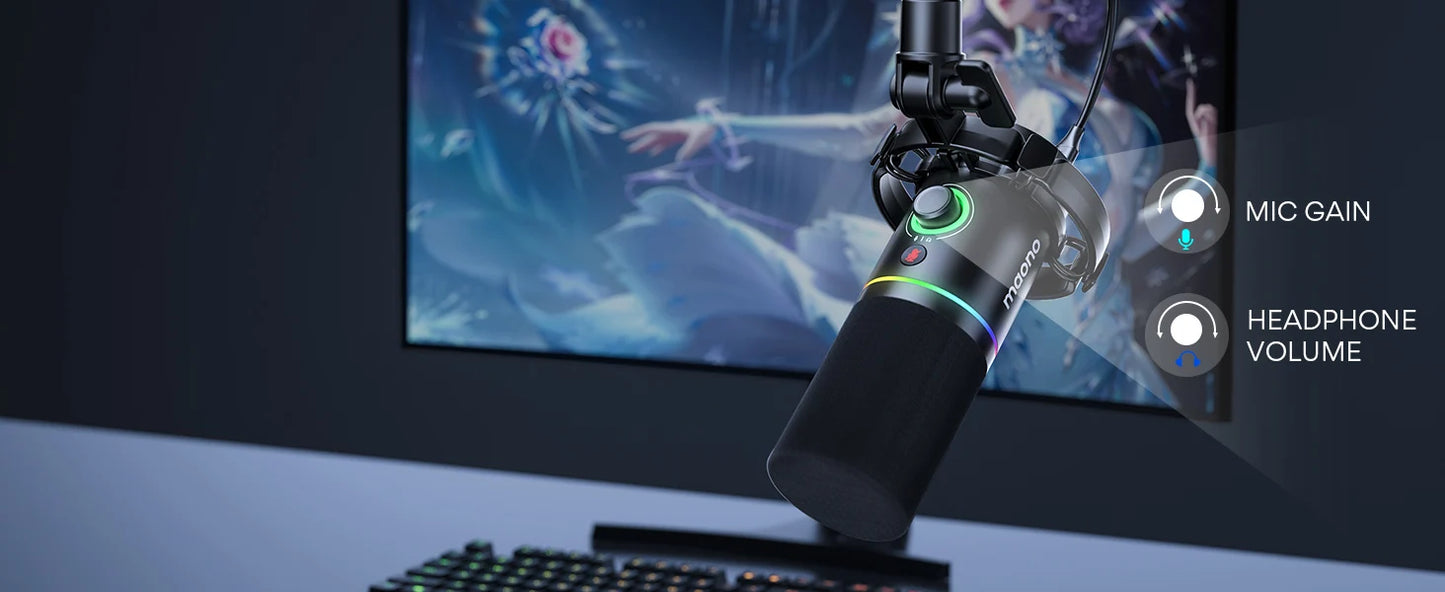 Maono XLR/USB Dynamic Microphone\