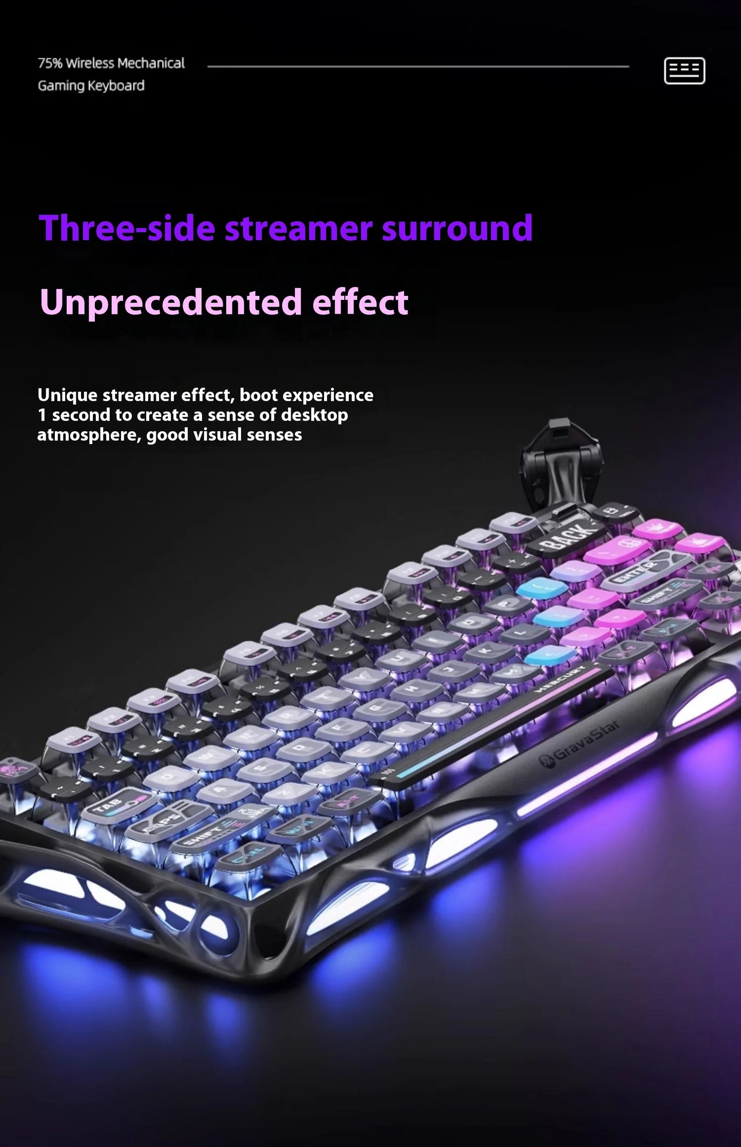 GravaStar 75k1pro Esports Gaming Mechanical Keyboard