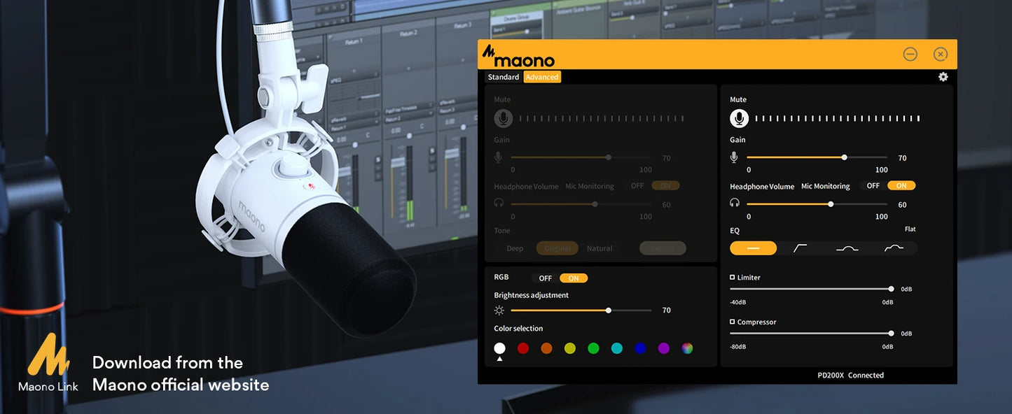 Maono XLR/USB Dynamic Microphone\