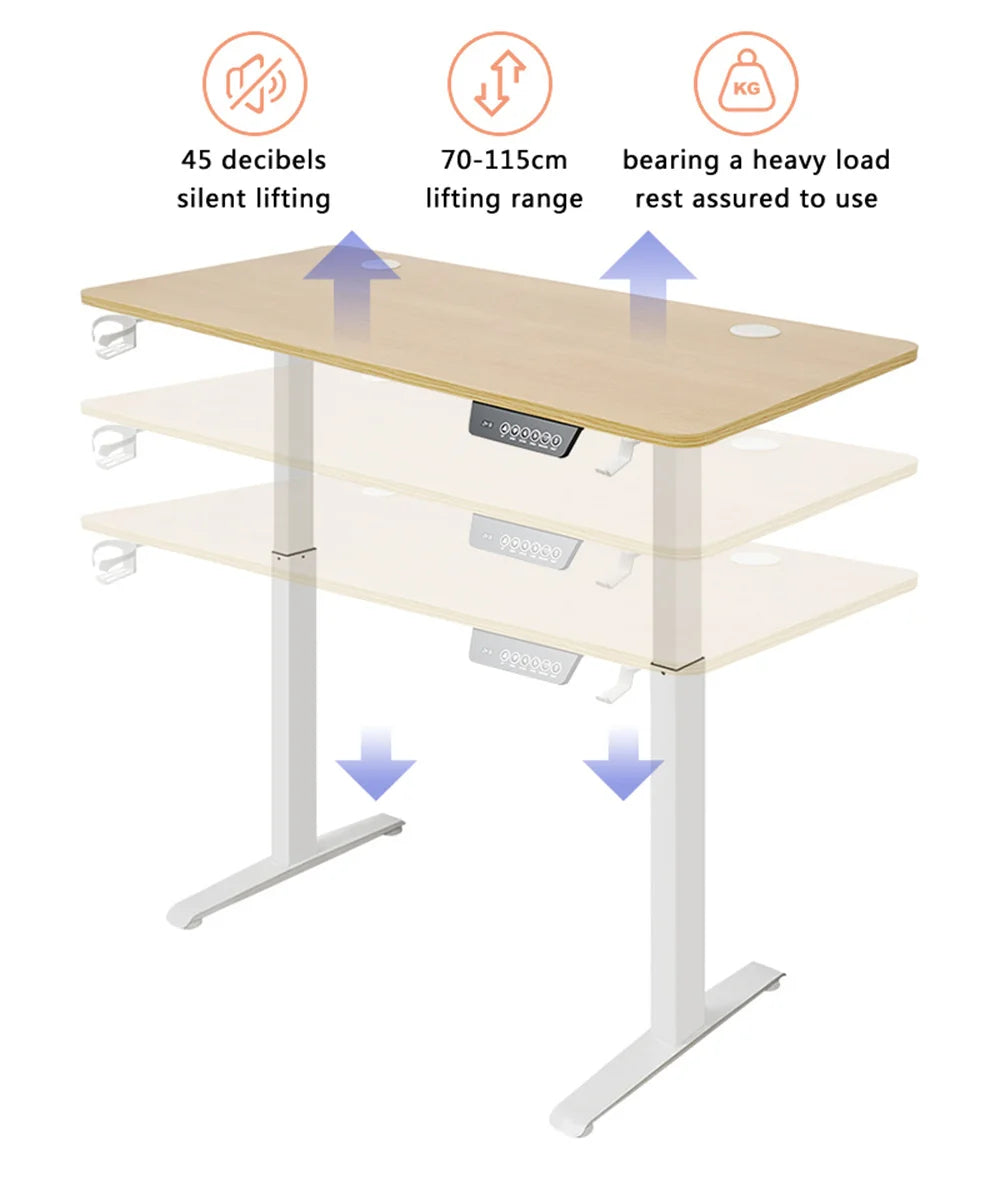 Height Adjustable Computer Desk