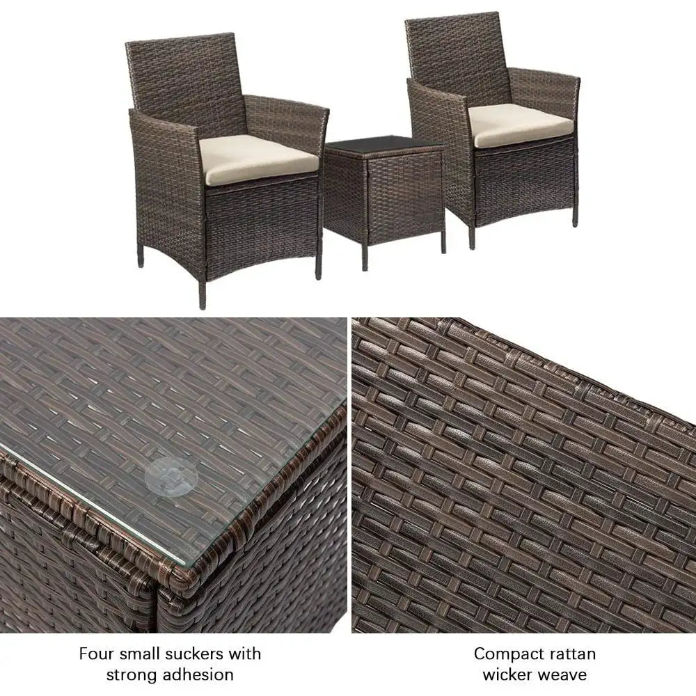 3 Pieces Outdoor Patio Furniture