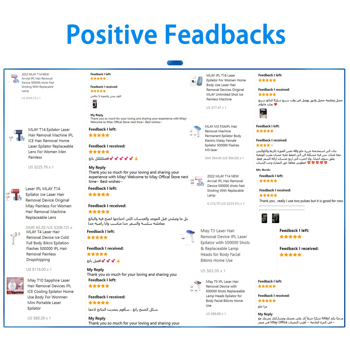 IPL Laser Hair Removal Device for Women & Men - Permanent Hair Remover