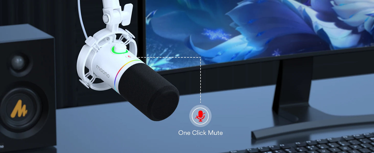 Maono XLR/USB Dynamic Microphone\