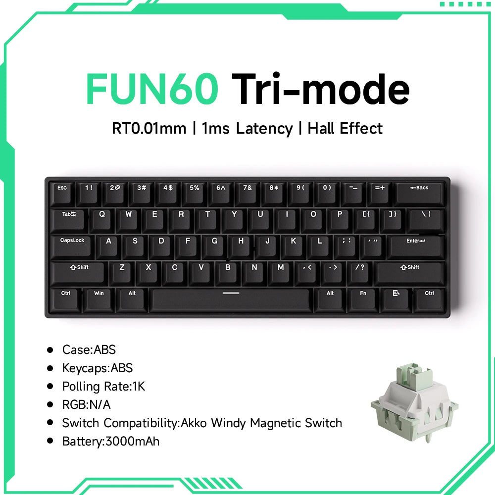 Akko MonsGeek FUN60 Mechanical Keyboard