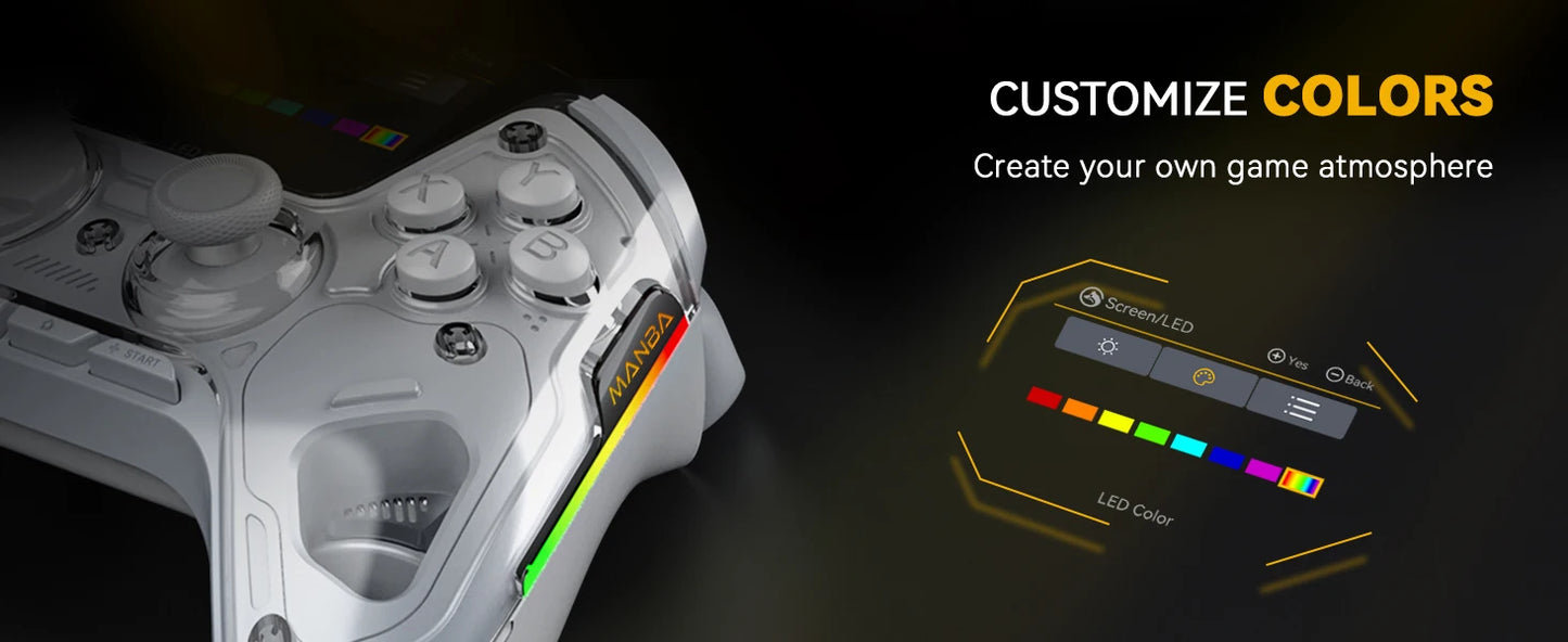 Interactive Screen Wireless Gaming Controller