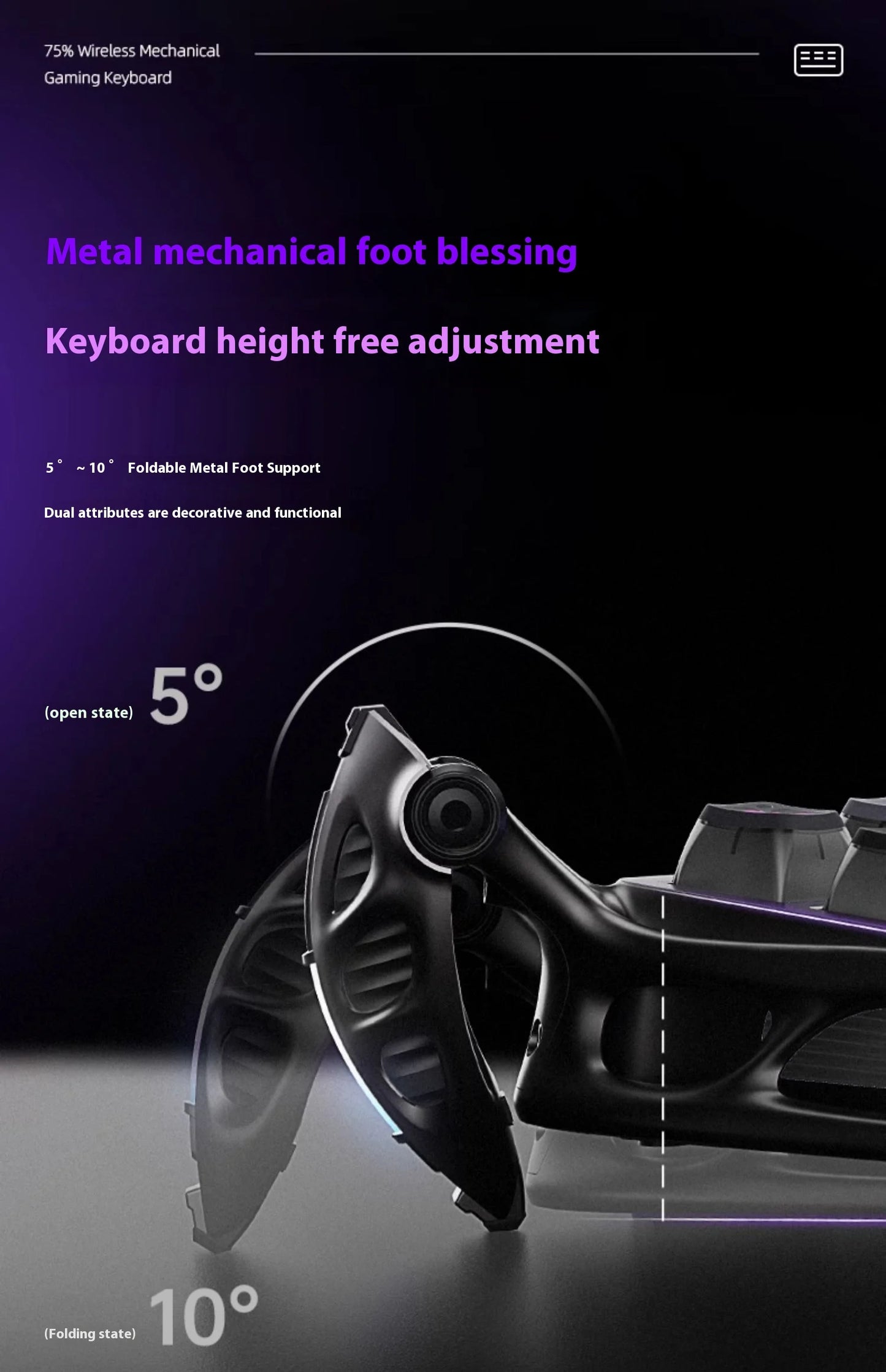 GravaStar 75k1pro Esports Gaming Mechanical Keyboard