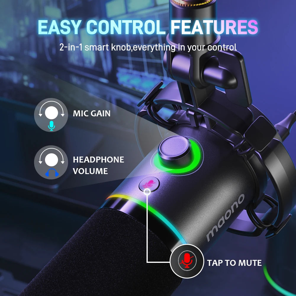 Maono XLR/USB Dynamic Microphone\