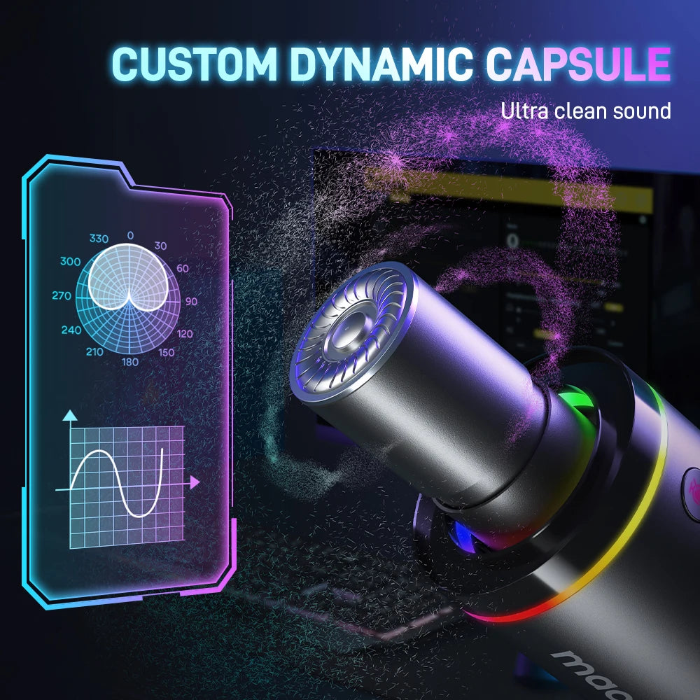 Maono XLR/USB Dynamic Microphone\