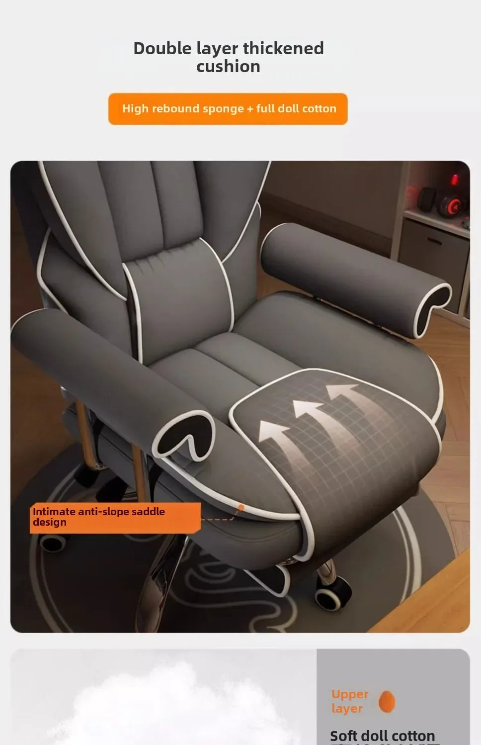 Ergonomic Reclining Gaming Chair