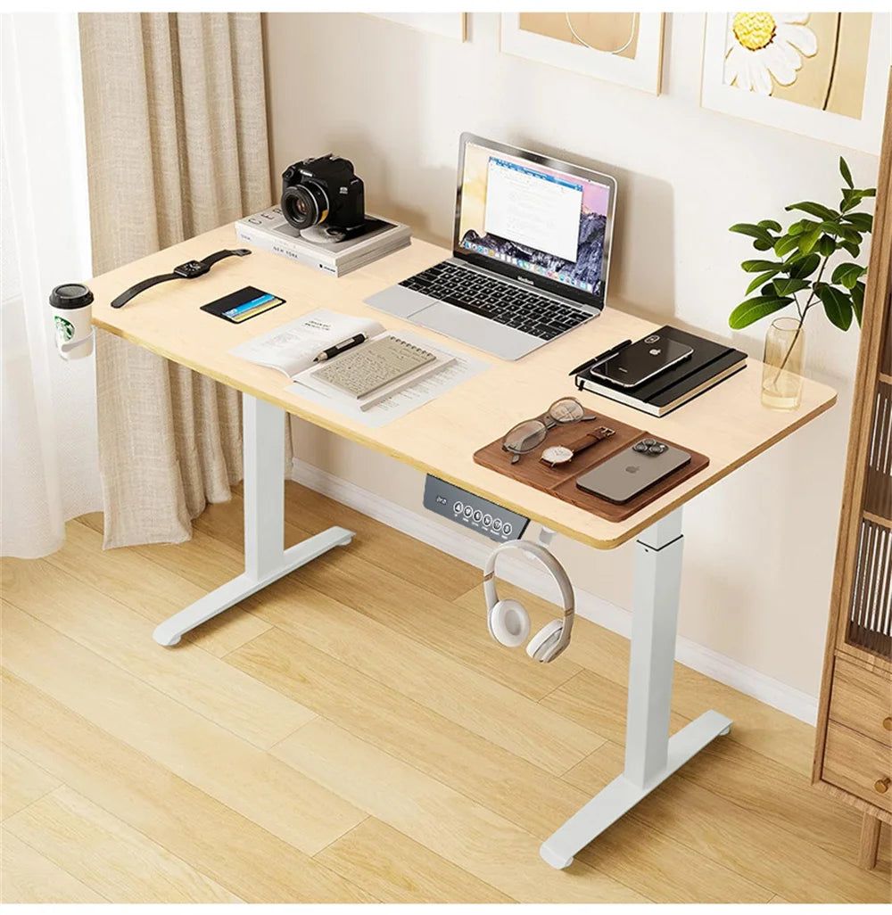 Height Adjustable Computer Desk
