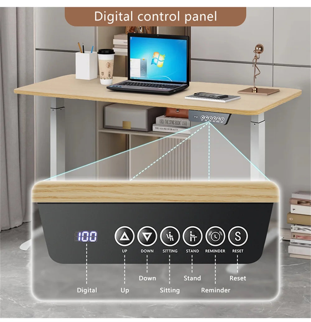 Height Adjustable Computer Desk
