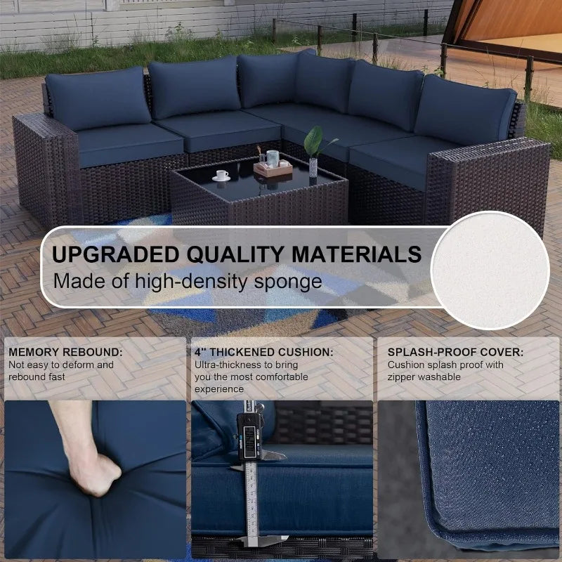 Kullavik 6PCS Outdoor Patio Furniture Set