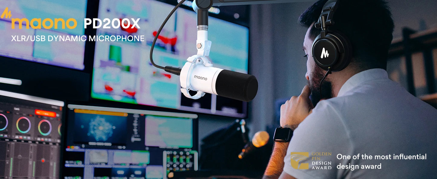 Maono XLR/USB Dynamic Microphone\