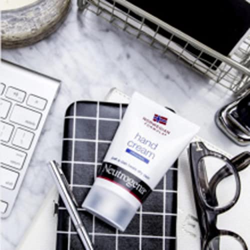 Neutrogena Norwegian Formula Moisturizing Hand Cream Formulated with Glycerin for Dry, Rough Hands, Fragrance-Free Intensive Hand Cream, 2 oz (Pack of 2)