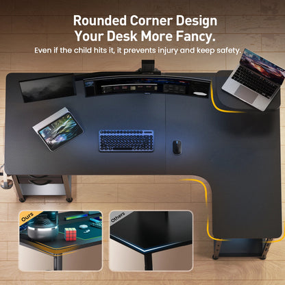 L-Shape Gaming Desk