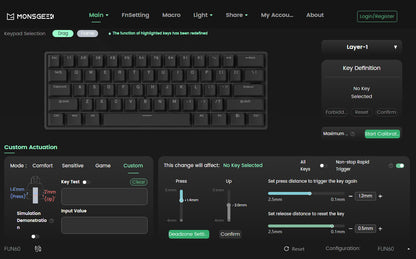 Akko MonsGeek FUN60 Mechanical Keyboard