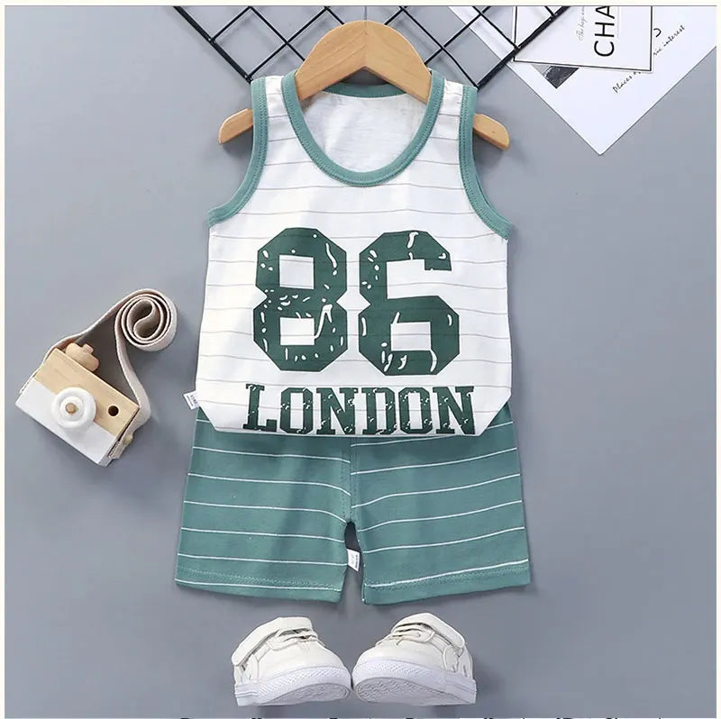 Kids Summer Vest Set