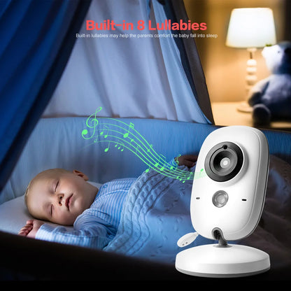 VB603 3.2" Wireless Video Baby Monitor - Night Vision, Two-Way Audio & Security Camera