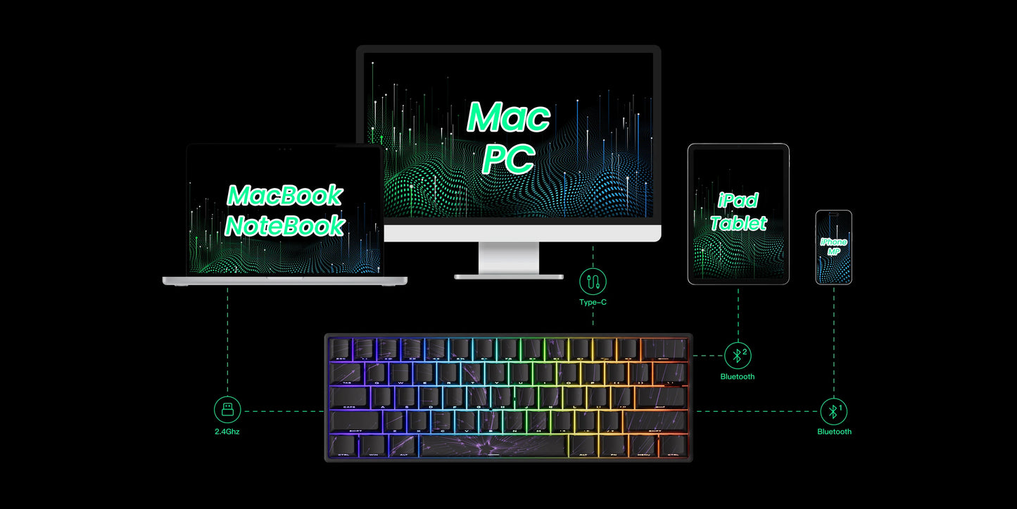 Akko MonsGeek FUN60 Mechanical Keyboard