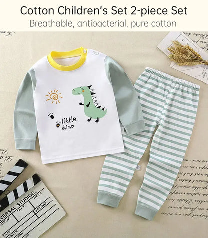 Boys Girls Suit Cartoon Pajamas