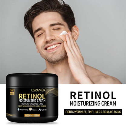 Men's Retinol Face Moisturizer - Anti-Aging Cream for Wrinkles & Fine Lines