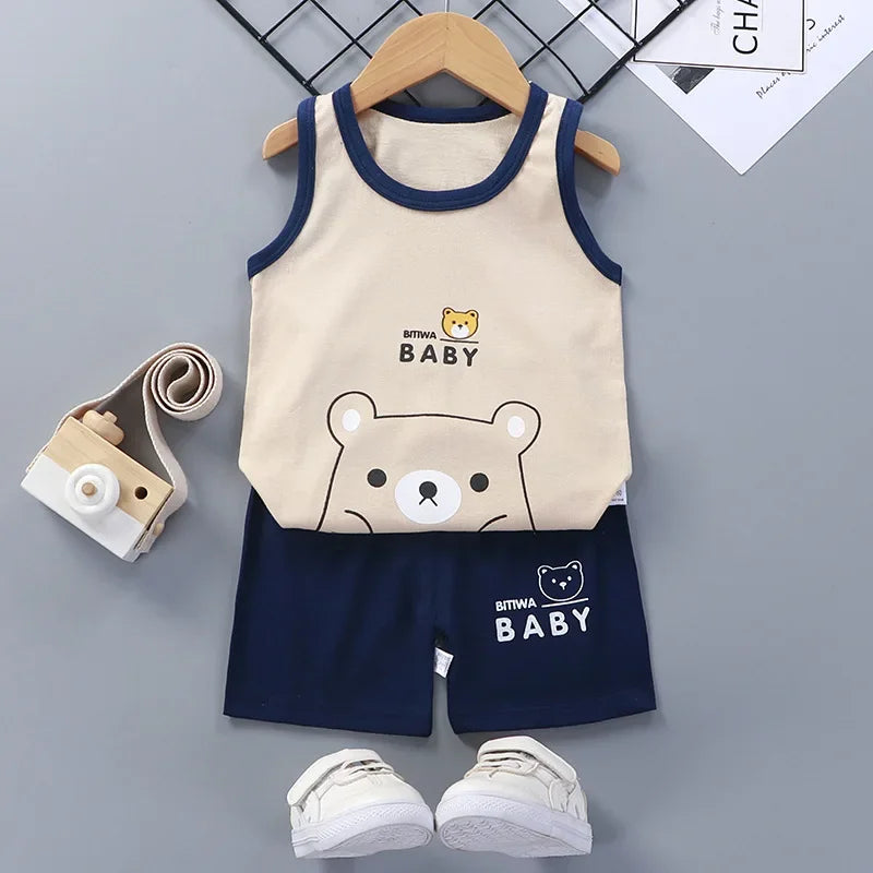 Kids Summer Vest Set