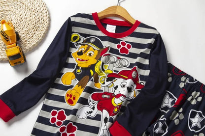 PAW Patrol Pajama Set - Long Sleeve Cartoon Sleepwear for Boys & Girls (2-Piece)