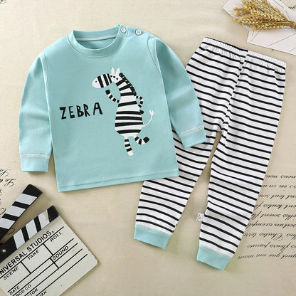 Boys Girls Suit Cartoon Pajamas