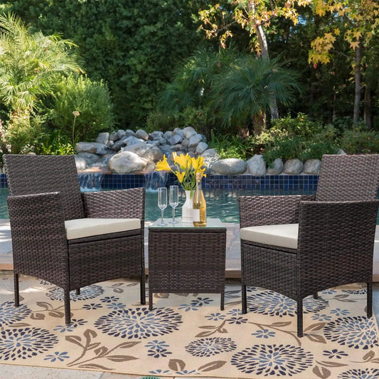3 Pieces Outdoor Patio Furniture