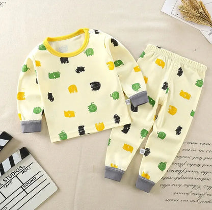 Boys Girls Suit Cartoon Pajamas