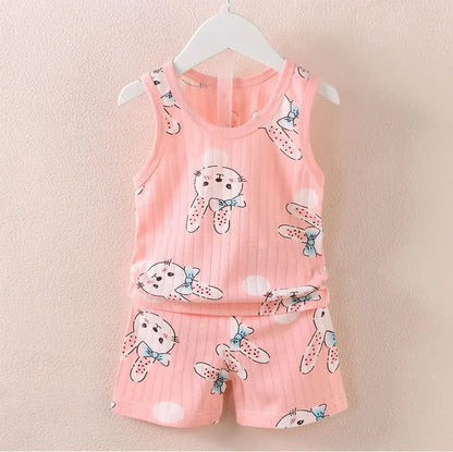 Kids Summer Vest & Shorts Set