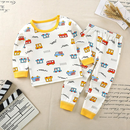 Boys Girls Suit Cartoon Pajamas