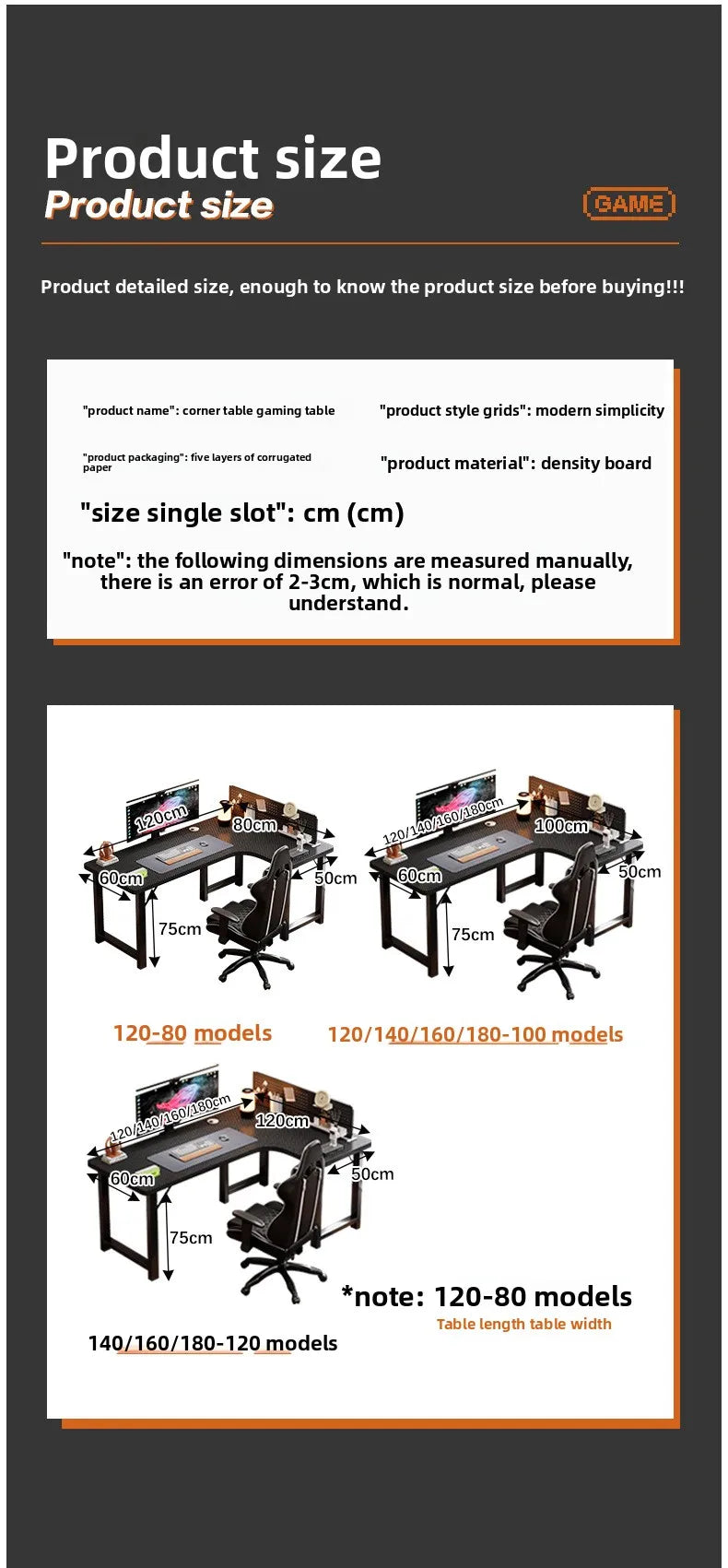 Premium Corner Computer Desk - Space-Saving Home Office Workstation