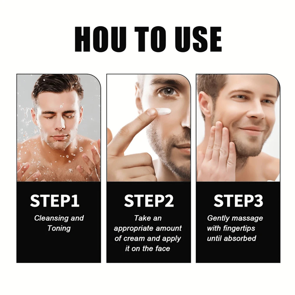 Men's Retinol Face Moisturizer - Anti-Aging Cream for Wrinkles & Fine Lines