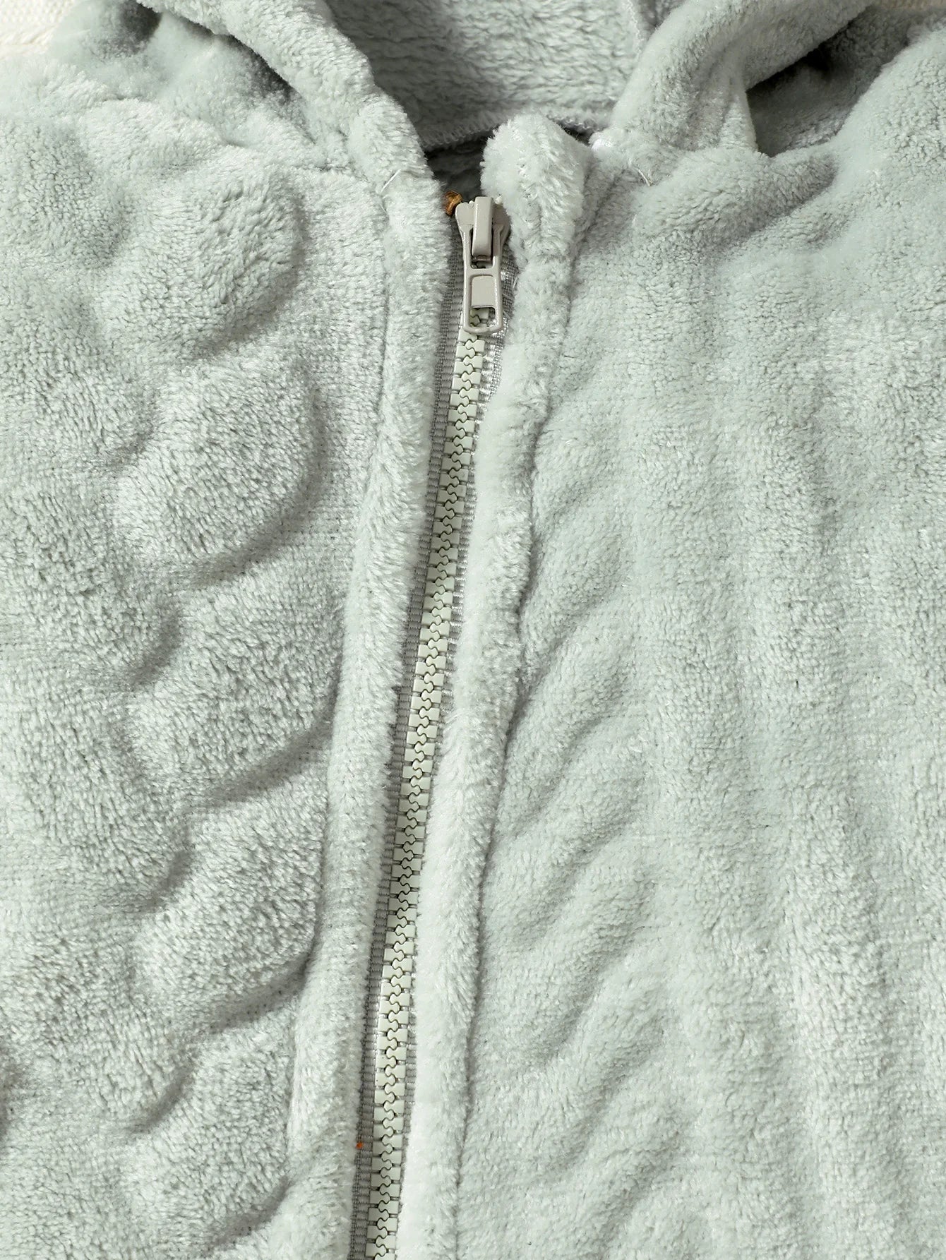 Baby Plaid Romper - Hooded Long Sleeve Plush Jumpsuit for Boys & Girls (3-24 Months)