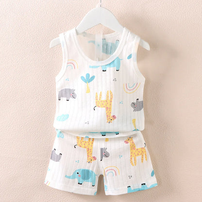 Kids Summer Vest & Shorts Set