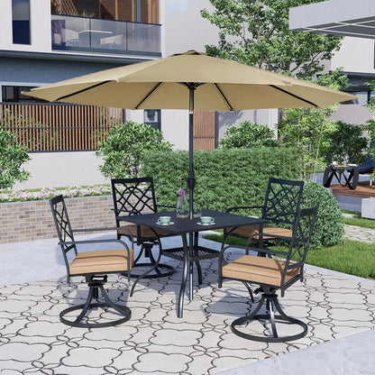 5-Piece Metal Outdoor Patio Furniture