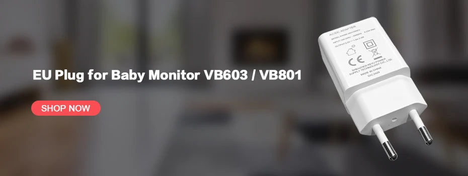VB603 3.2" Wireless Video Baby Monitor - Night Vision, Two-Way Audio & Security Camera